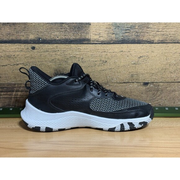 ?Under Armour Curry 3Z 24  Mens 9.5 / Womens 11 Black Grey White EXCELLENT main image 7